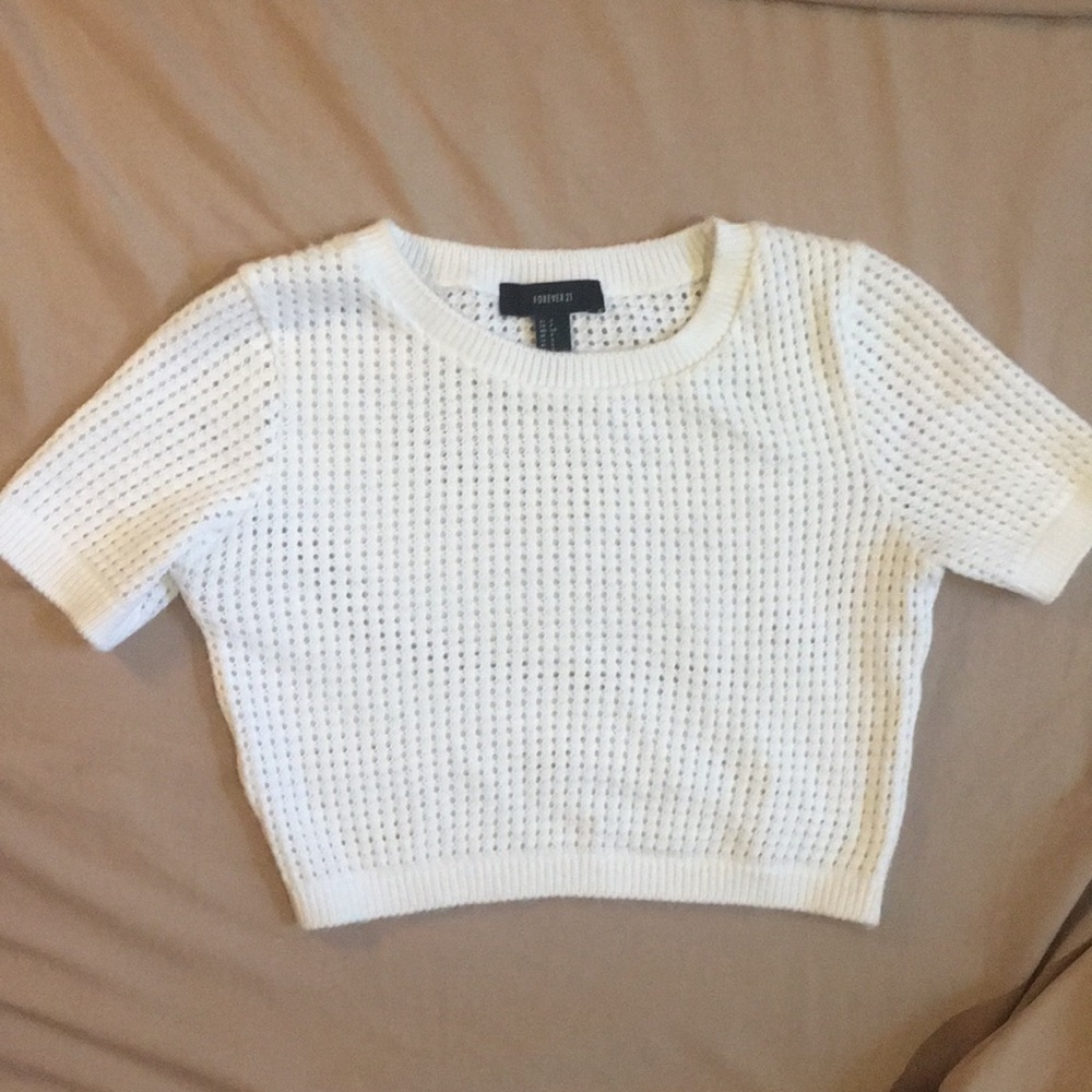 Forever 21 knit crop top.